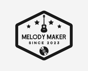 Guitar Instrument Musician logo design