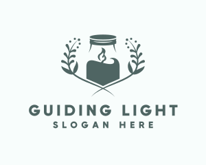 Candle Jar Light logo design