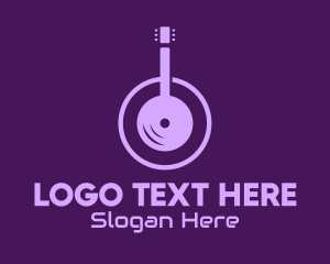 Purple Guitar Headphones logo