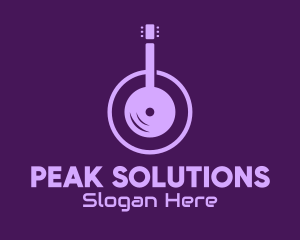 Purple Guitar Headphones logo