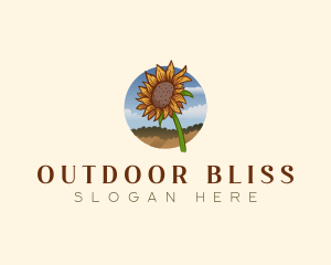 Kansas Sunflower Farm logo design