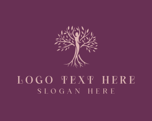 Organic Woman Tree Logo