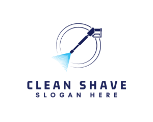 Water Pressure Cleaning Hose logo design