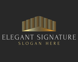 Elegant Realtor Building logo design