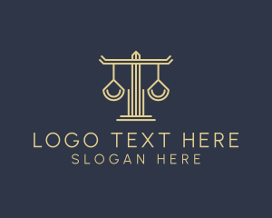 Law Firm Scales logo design