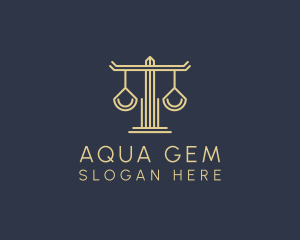 Law Firm Scales logo design