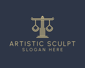 Law Firm Scales logo design