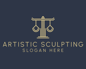 Law Firm Scales logo design