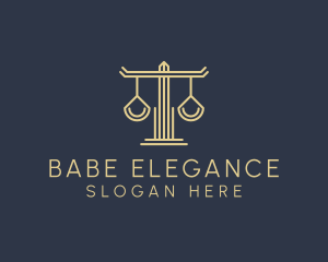 Law Firm Scales logo design