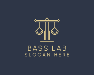 Law Firm Scales logo design