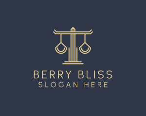 Law Firm Scales logo design