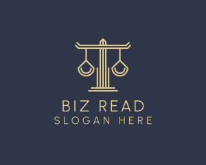 Law Firm Scales logo design