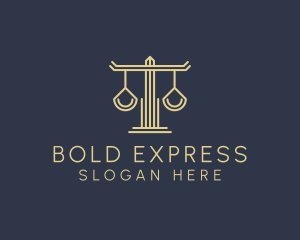 Law Firm Scales logo design