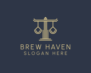 Law Firm Scales logo design