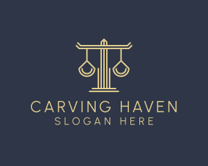 Law Firm Scales logo design