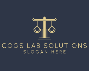 Law Firm Scales logo design