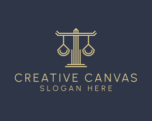 Law Firm Scales logo design