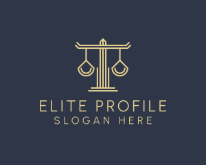 Law Firm Scales logo design