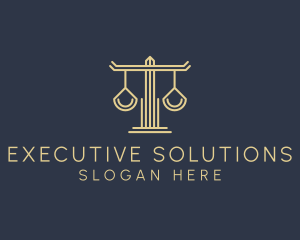 Law Firm Scales logo design