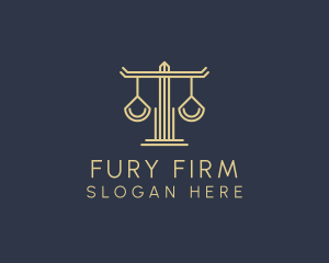 Law Firm Scales logo design