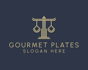 Law Firm Scales logo design