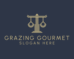 Law Firm Scales logo design