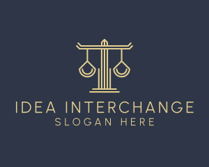 Law Firm Scales logo design