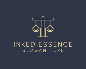 Law Firm Scales logo design