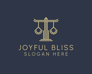 Law Firm Scales logo design