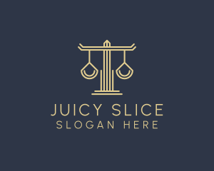 Law Firm Scales logo design