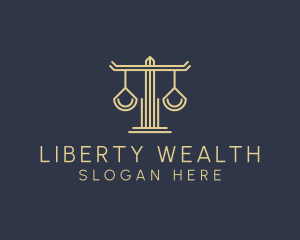 Law Firm Scales logo design