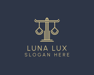 Law Firm Scales logo design