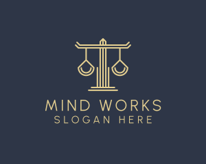 Law Firm Scales logo design