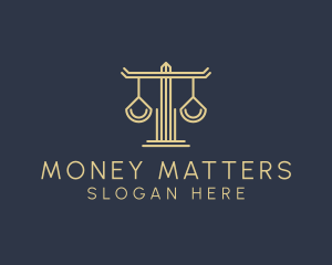 Law Firm Scales logo design