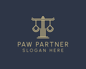 Law Firm Scales logo design