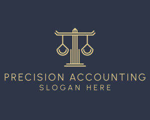 Law Firm Scales logo design