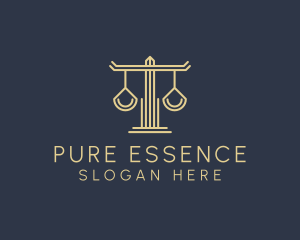 Law Firm Scales logo design