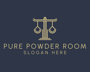 Law Firm Scales logo design