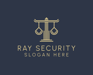 Law Firm Scales logo design