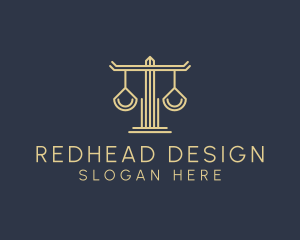 Law Firm Scales logo design