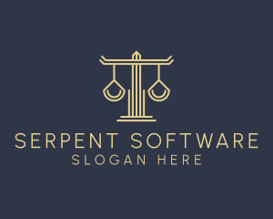 Law Firm Scales logo design