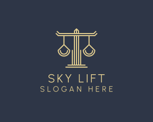 Law Firm Scales logo design