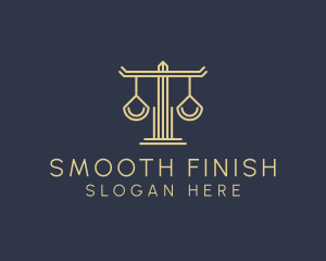 Law Firm Scales logo design