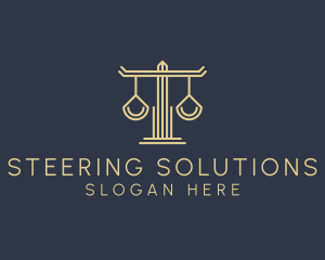 Law Firm Scales logo design