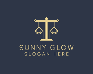 Law Firm Scales logo design