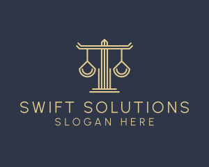 Law Firm Scales logo design