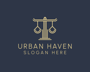 Law Firm Scales logo design