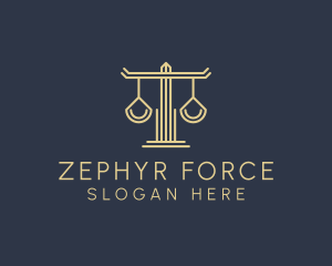 Law Firm Scales logo design