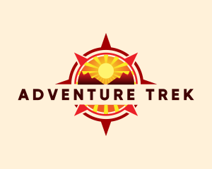 Compass Adventure Navigation logo design