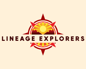 Compass Adventure Navigation logo design